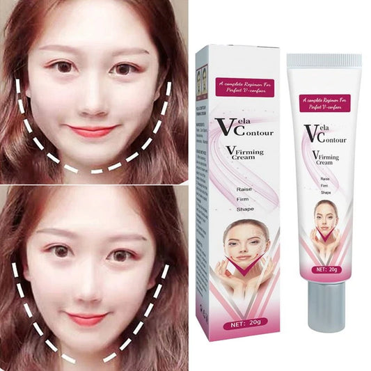 Crème amincissante visage en forme de V